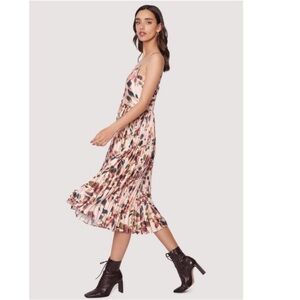Pleated floral dress